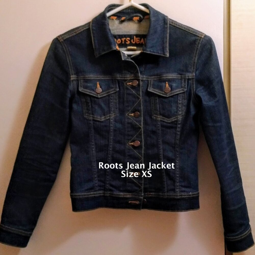 ROOTS size XS jean jacket